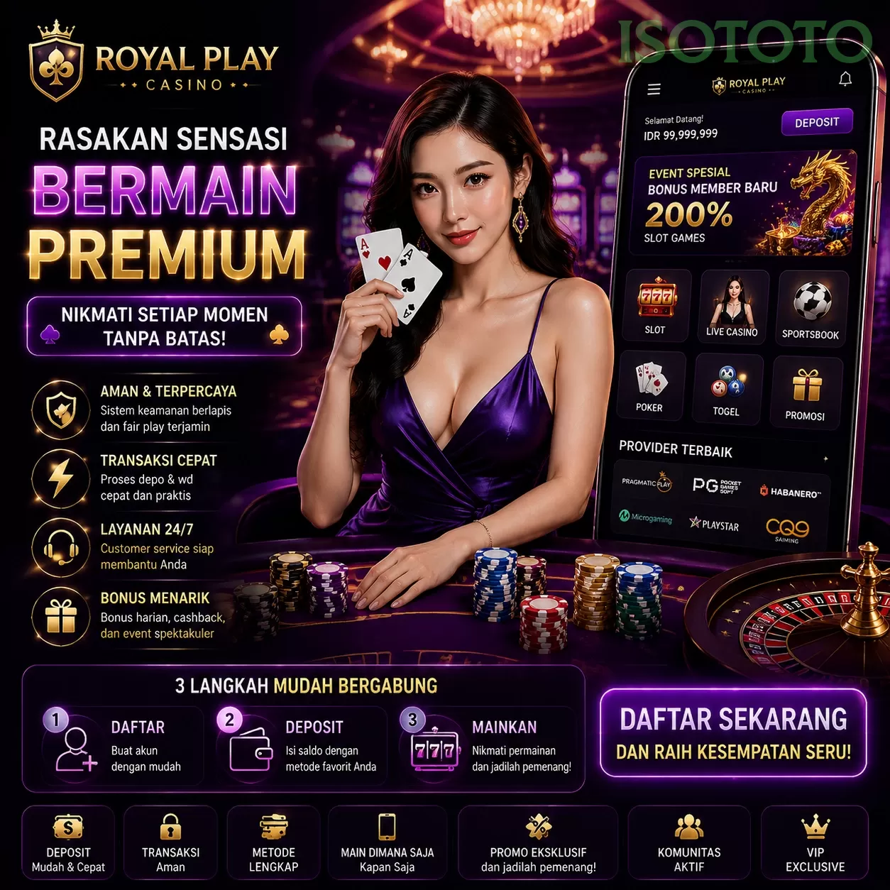 Ikon aplikasi isototo resmi